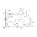 TOTO MS686124CEFG#01 Aurora 1PC Toilet Skirted 1.28