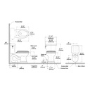 TOTO MS814224CUFG#03 Promenade Ii 1G 1Pc Elongated Uh Cefiontect Tornado - Bone