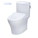 TOTO MW4364736CEMFGNA#01 2Pc Aquia Iv Cube W/ Washlet+S7A Autoflush (0.9 & 1.28 Gpf)