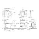 TOTO MW4424726CUFG#01 2Pc Nexus 1G W/ Washlet+ S7 (1.0 Gpf)