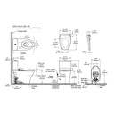 TOTO MW4464726CEMFGN#01 2Pc Aquia Iv Uh W/ Washlet+ S7 (0.9 & 1.28 Gpf)