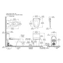 TOTO MW4464726CEMGNA#01 2Pc Aquia Iv Rh W/ Washlet+ S7& Autoflush (0.9 & 1.28 Gpf)