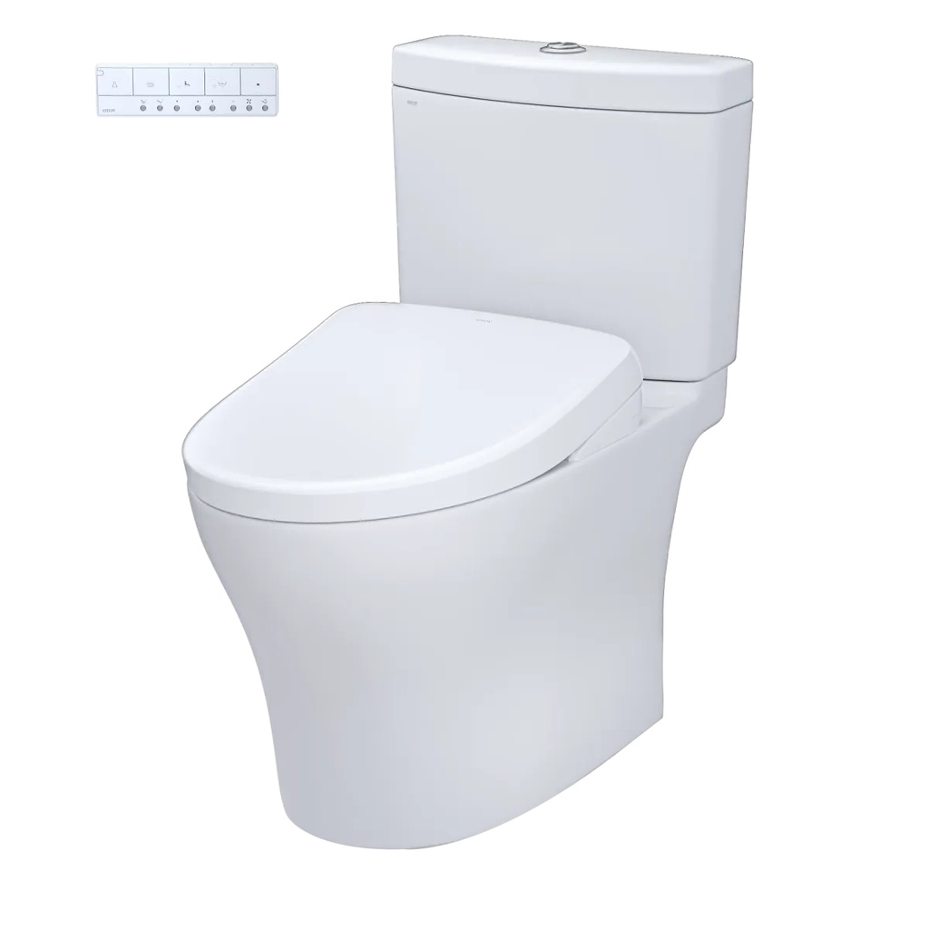 TOTO MW4464736CEMFGN#01 2Pc Aquia Iv Uh W/ Washlet+ S7A (0.9 & 1.28 Gpf)