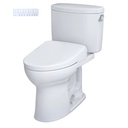 TOTO MW4544736CEFGA#01 Drake Ii W/ Washlet+ S7A & Autoflush (1.28 Gpf)
