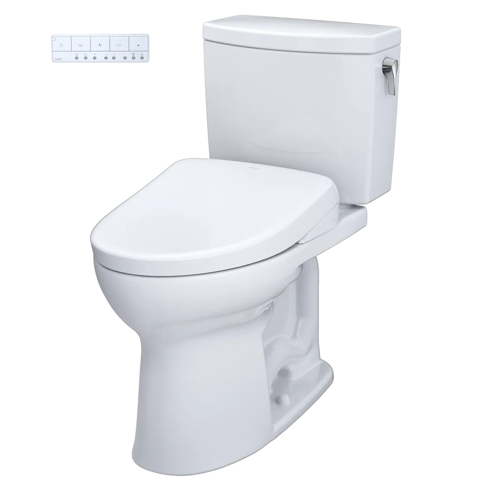 TOTO MW4544736CUFGA#01 Drake Ii 1G W/ Washlet+ S7A &Autoflush (1.0 Gpf)
