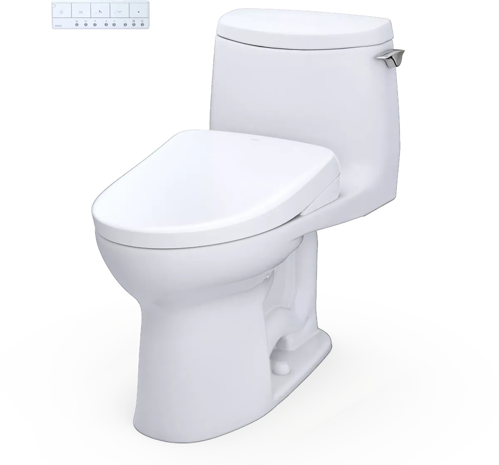 TOTO MW6044726CUFGA#01 Ultramax Ii 1G W/ Washlet+ S7 & Autoflush (1.0 Gpf)