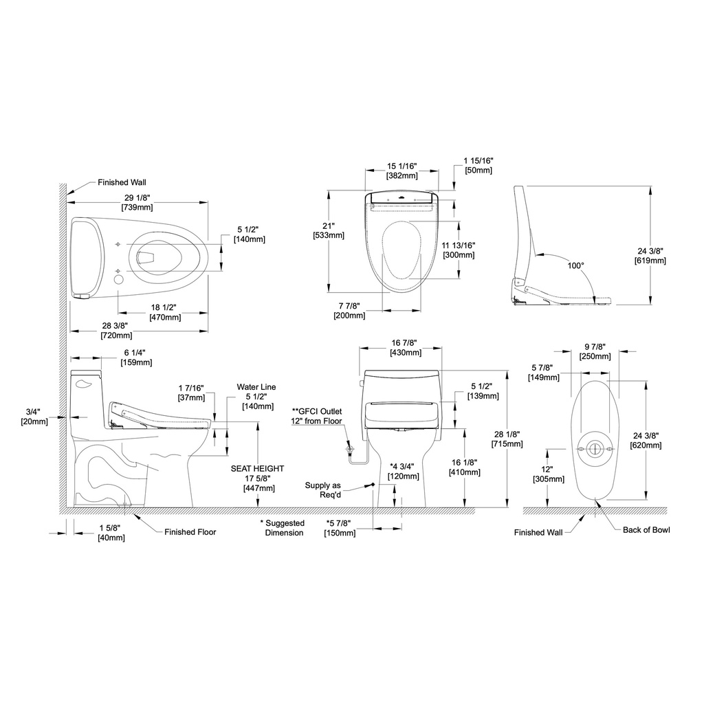 TOTO MW6084736CEFG#01 Ultramax 1PC Toilet W/ S7A