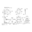 TOTO MW6244736CEFG#01 Legato W/ Washlet+ S7A (1.28 Gpf)