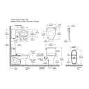 TOTO MW7764726CEG#01 Drake Rh W/ Washlet+ S7 (1.28Gpf)