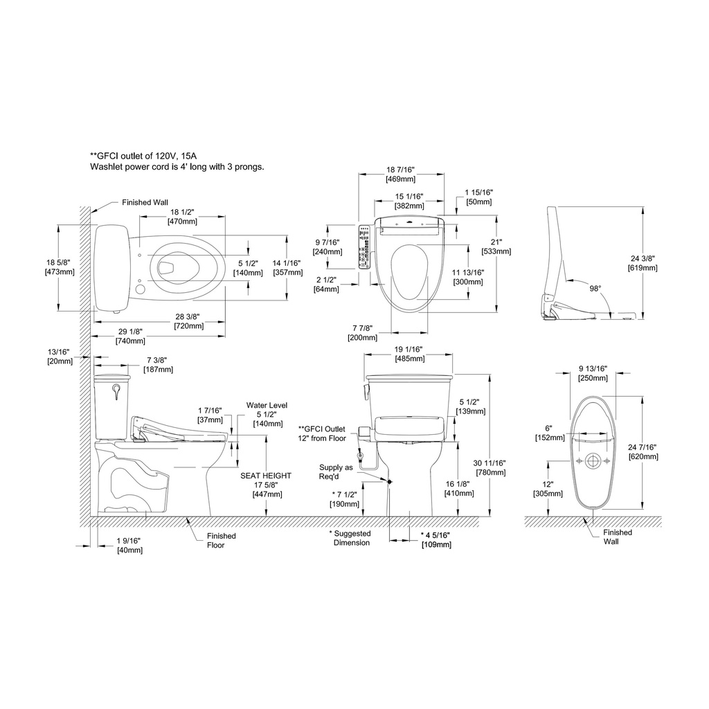 TOTO MW7863346CEFG#01 Drake Transitional 10" W Washl