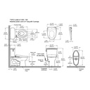 TOTO MW7864726CEG#01 Drake Transitional Rh W/ Washlet+ S7 (1.28 Gpf)