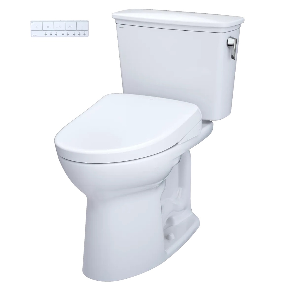 TOTO MW7864726CEGA#01 Drake Transitional Rh W/ Washlet+ S7 & Autoflush (1.28 Gpf)