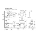 TOTO MW7864736CEFGA#01 Drake Transitional Uh W/ Washlet+ S7A & Autoflush (1.28 Gpf)