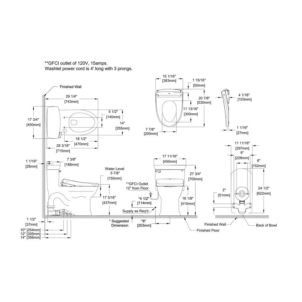 TOTO MW9644736CEFGA#01 Soiree Uh One-Piece Toilet