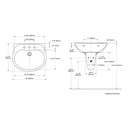TOTO LHT242.4G#11 Prominence 4" Ctr Lav & Shrd W/ Cefiontect Glaze -C. White