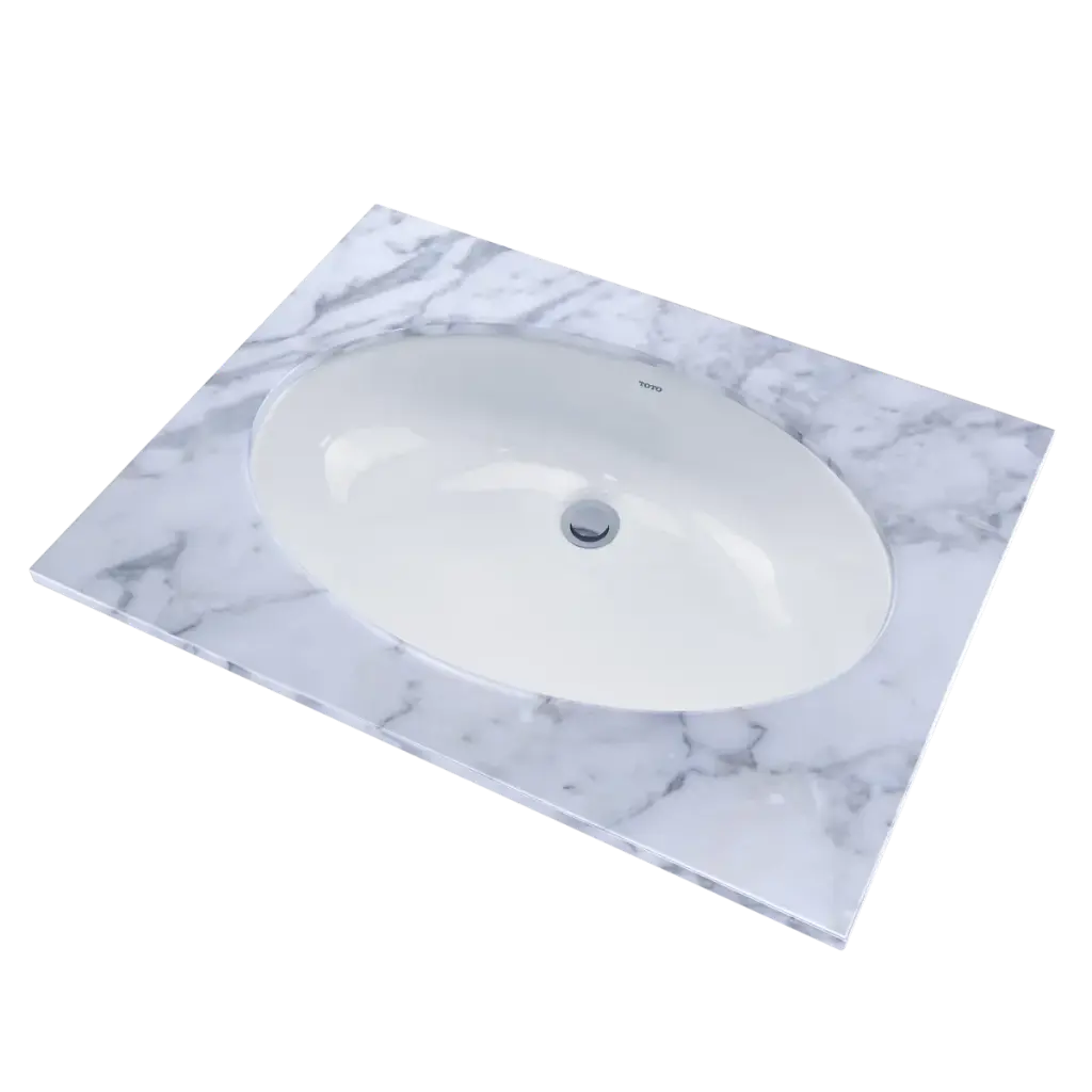 TOTO LT1506G#01 Oval Undercounter Lavatory 20 7/8 X 13 Inch