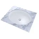 TOTO LT233#01 Oval 19 X 15 Undercounter Lav Cotton