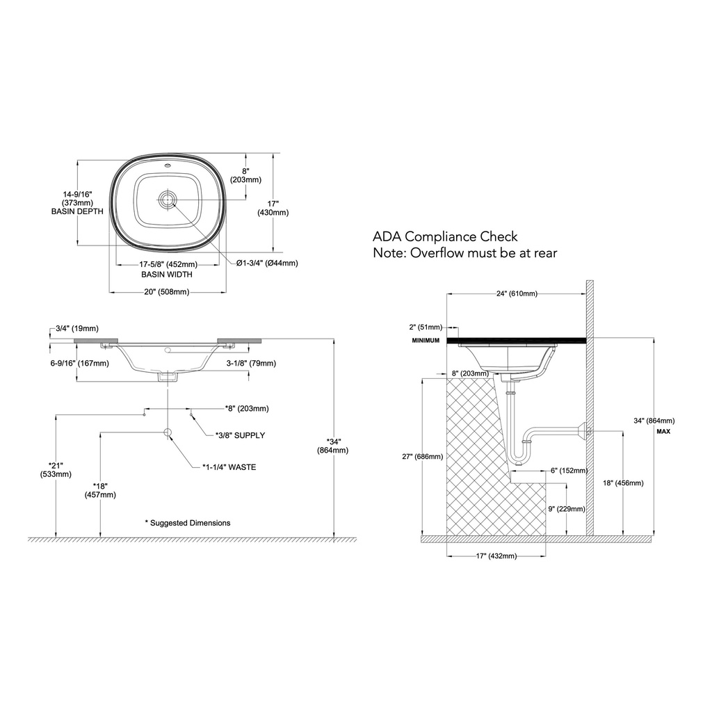 TOTO LT483G#11 Uc  Lavatory  Maris Colonial White Ct