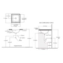 TOTO LT491G#12 Connelly Uc Lavatory Lakewood   Sedona Beige