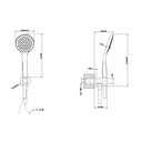 Gessi 39323 Emporio Handshower Set Chrome 2