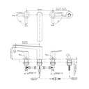TOTO TBG03202U#MBL Trim Roman Tub Filler Gs (4H)