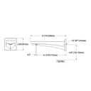 TOTO TBG07001U#CP Tub Spout-Ge