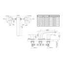 TOTO TBG07201U#BN Trim, Roman Tub Filler, Ge(3H) Brushed Nickel W/O Hs