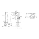TOTO TBG07306U#BN Freestanding Tub, Ge Brushed Nickel
