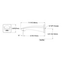 TOTO TBG09001U#CP Tub Spout-Gm