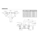 TOTO TBG10201U#MBL Trim Roman Tub Filler Gb (3H)