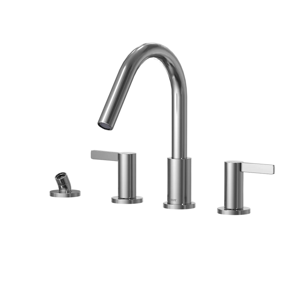 TOTO TBG11202UA#CP Trim,Roman Tub Filler,Gf (4H)Chrome Plated W/O Hs