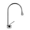 Gessi 35201 Goccia Single Lever Washbasin Mixer Without Pop Up Chrome 1