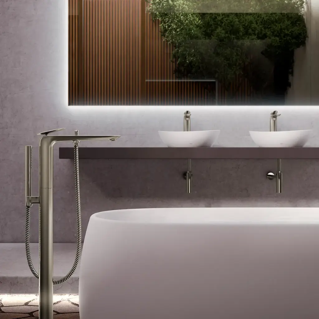 TOTO TBP03301U#CP Freestanding Tub, Za Chrome Plated