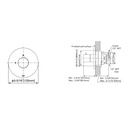 TOTO TBV01101U#PN Vol Ctrl Trim,G,Round Polished Nickel