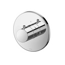 TOTO TBV01102U#CP 3Way Div Trim W/Off,G,Round Chrome Plated