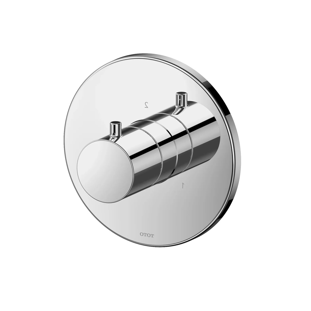 TOTO TBV01103U#CP 2Way Div Trim W/O Off,G,Round Chrome Plated