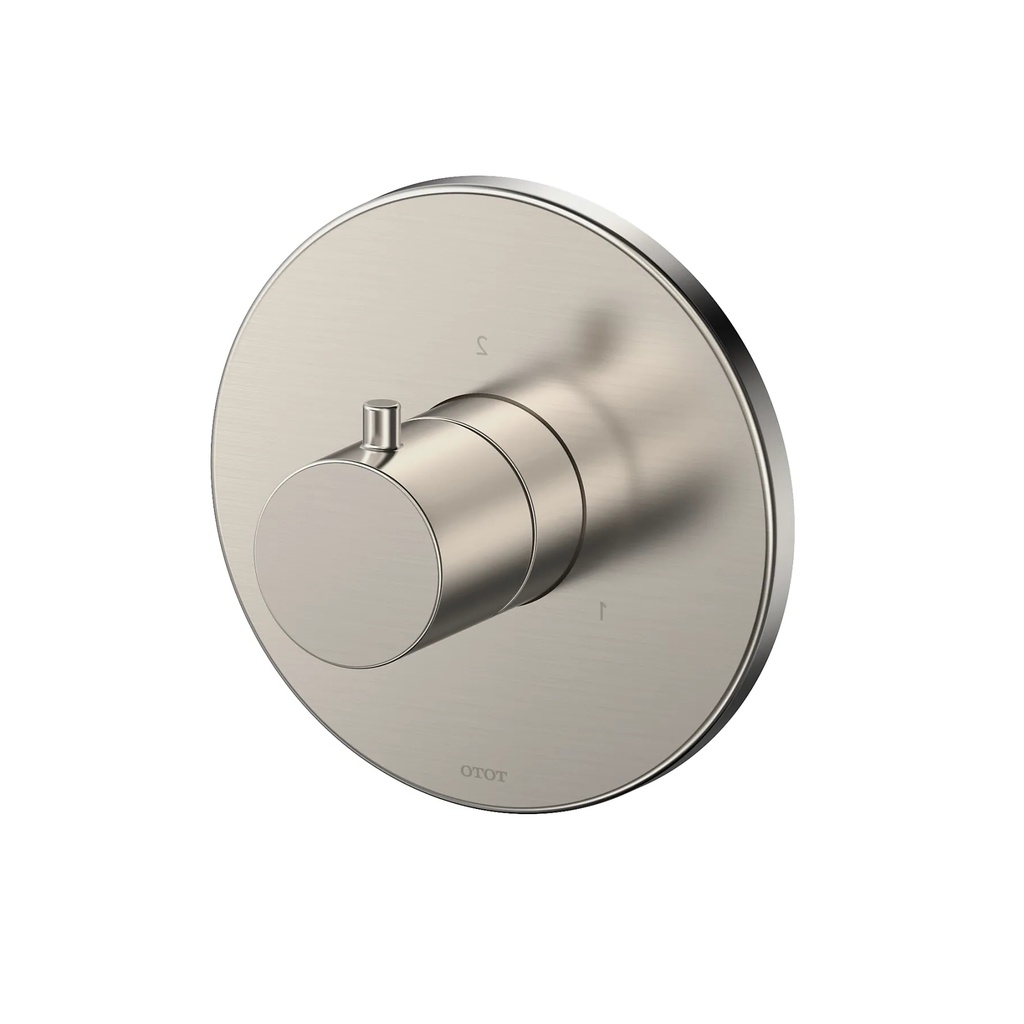 TOTO TBV01104U#BN 3Way Div Trim W/O Off,G,Round Brushed Nickel