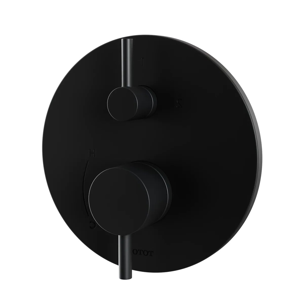 TOTO TBV01802U#MBL Trim Round For Pbv W/Div Matte Black
