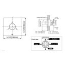 TOTO TBV02104U#BN 3Way Div Trim W/O Off,G,Square Brushed Nickel