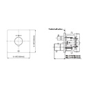 TOTO TBV02401U#PN Thermo Valve,G,Square Polished Nickel