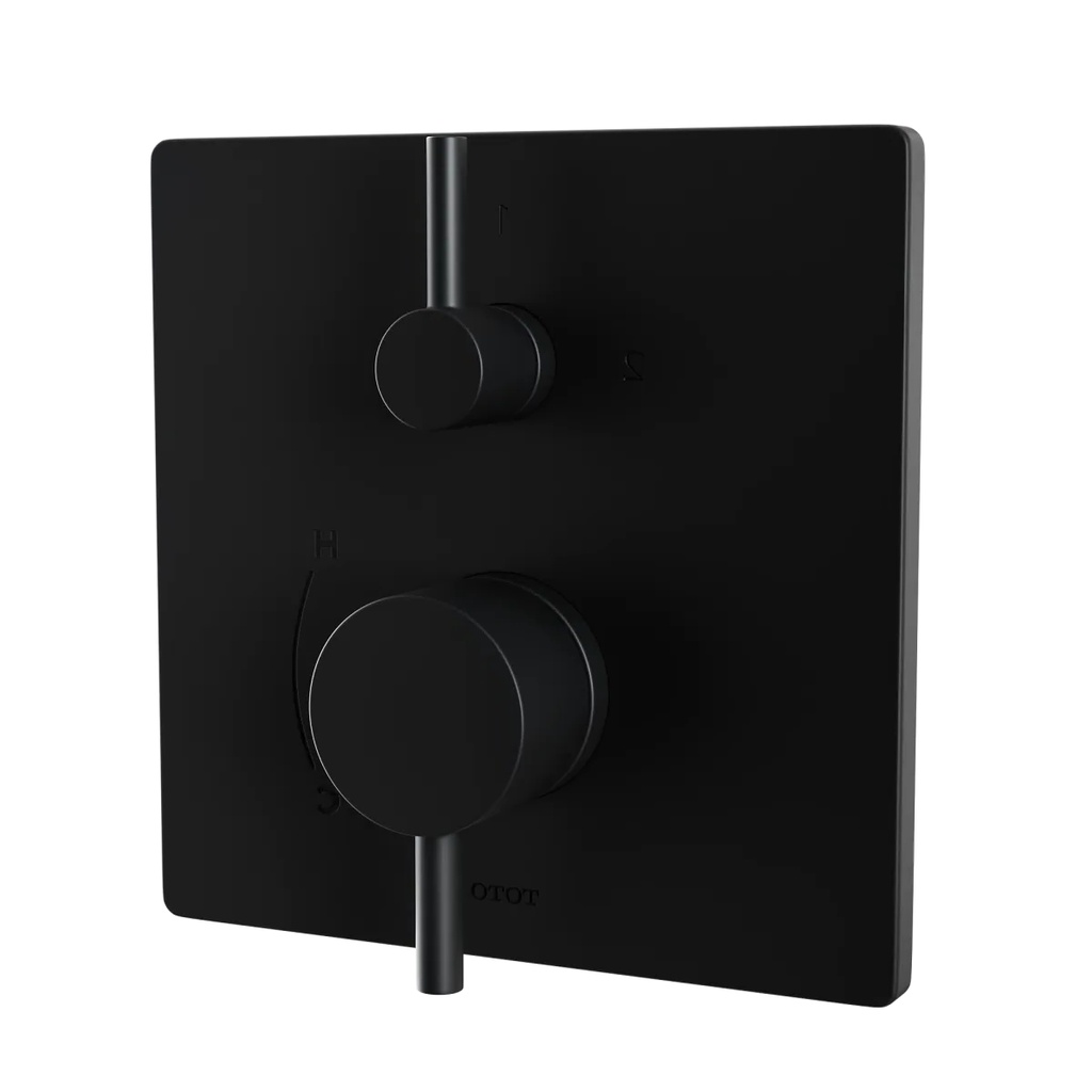 TOTO TBV02802U#MBL Trim Square For Pbv W/Div Matte Black