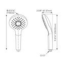 TOTO TBW01009U4#CP Hs,1 Mode,1.75Gpm,G,Round Chrome Plated