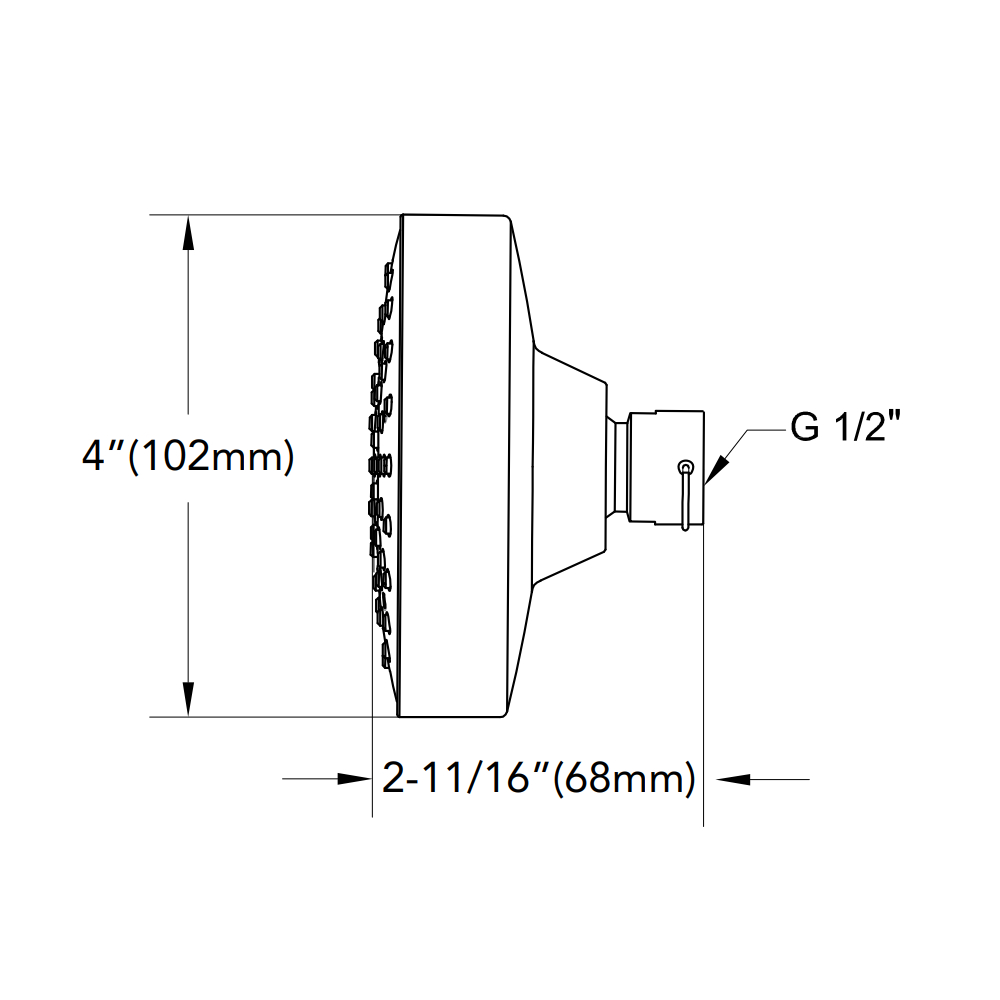 TOTO TBW01012U4#CP Sh,1 Mode,1.75Gpm,L,Modern Chrome Plated