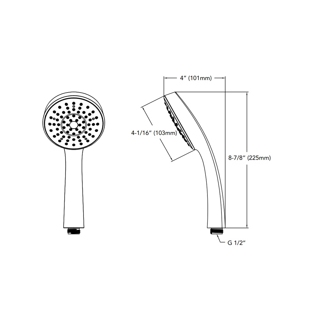 TOTO TBW01019U2#CP Hs,1 Mode,2.0Gpm,L,Modern Chrome Plated