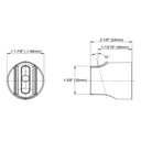 TOTO TBW01025U#PN Wall Mount Round Handshower