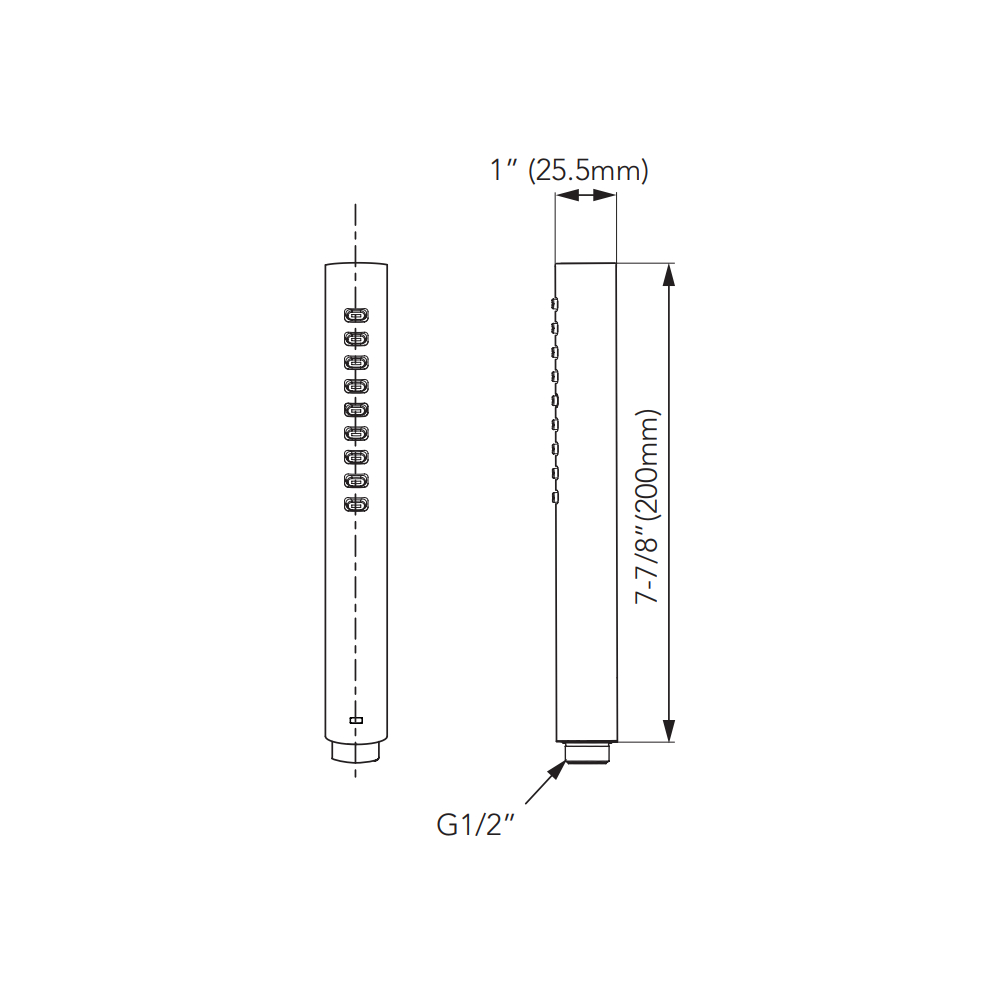 TOTO TBW02016U4#PN Hs,1Mode,1.75Gpm,G,Cylindrical Polished Nickel