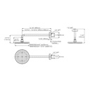 TOTO TBW07003U4#PBR Rain Shower Round 12" 1.75Gpm