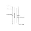 TOTO TBW07019U#BN Slide Bar, 30"