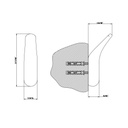 Gessi 38121 Goccia Garment Hook Chrome 2