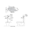 TOTO TET6UBI432#CP Iot Efv Exposed Toilet 1.0G